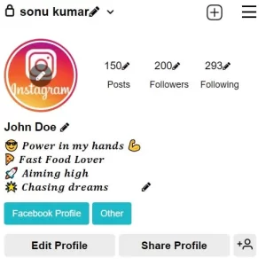 VIP Instagram Bio Style in Stylish Font for Boys